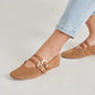 Baylee Grommet Ballet Flat - Pecan Suede