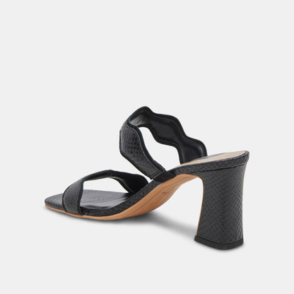Ilva Sandal Heel- Black