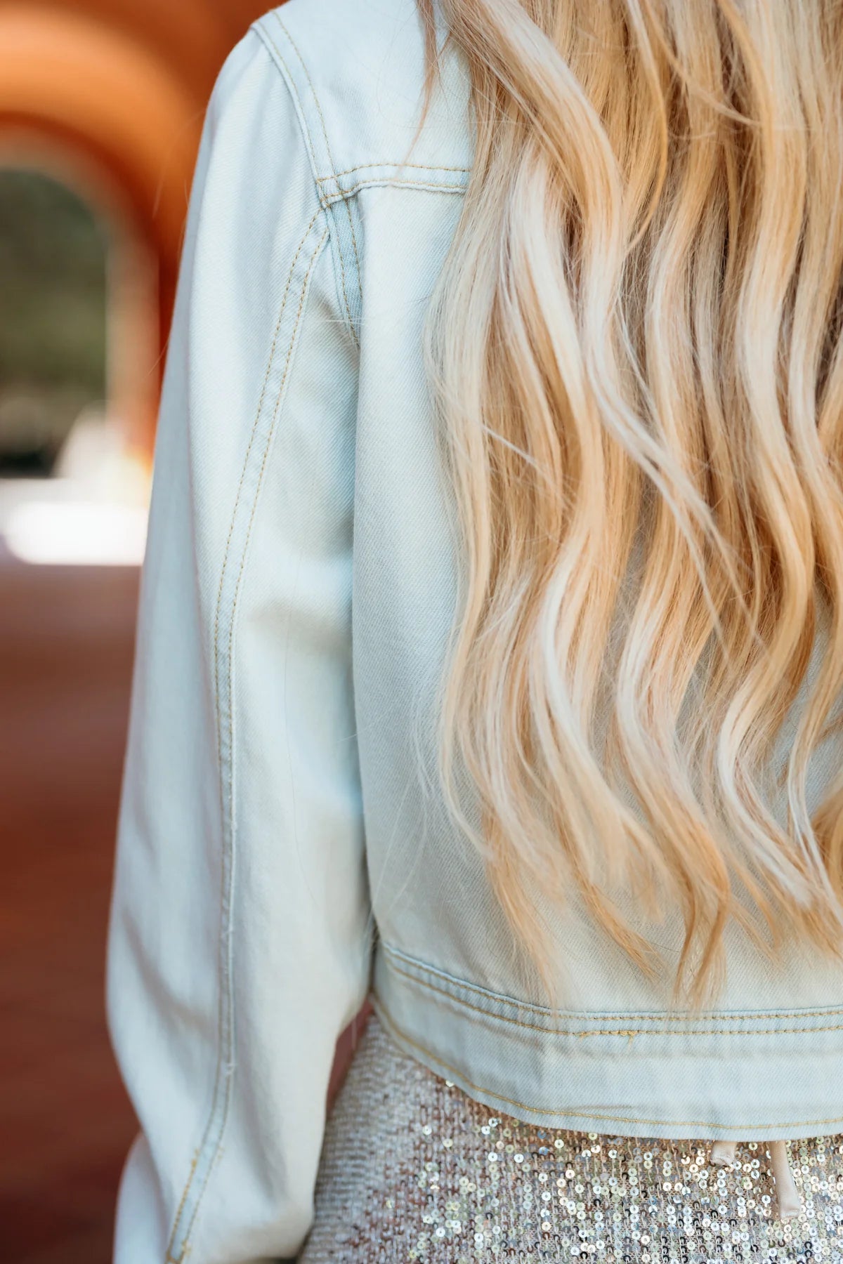 Mateo Cropped Denim Jacket