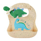 Dino Bib/Rattle Set