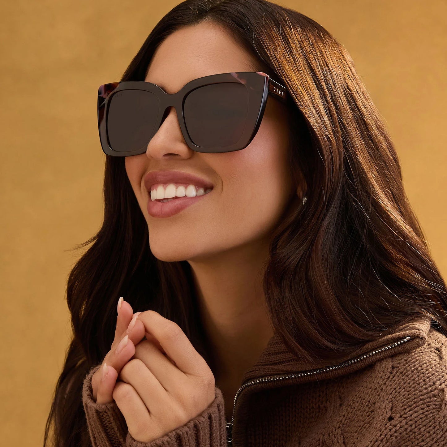 Lizzy Whiskey Torino Tort Sunglasses