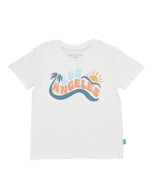Los Angeles Vintage Kid's Tee - White