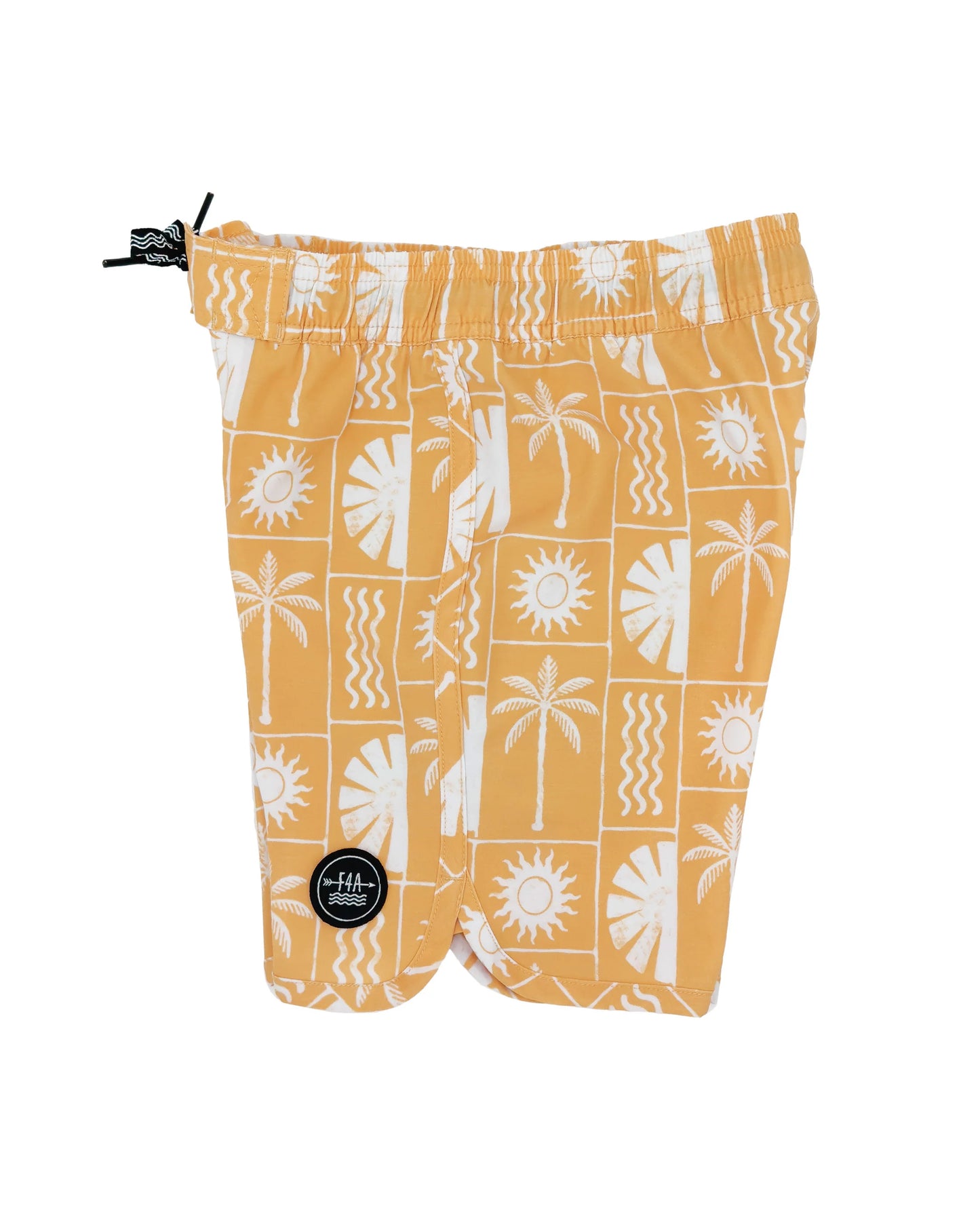 Indo Sun Boy's Boardshort - Golden Sun