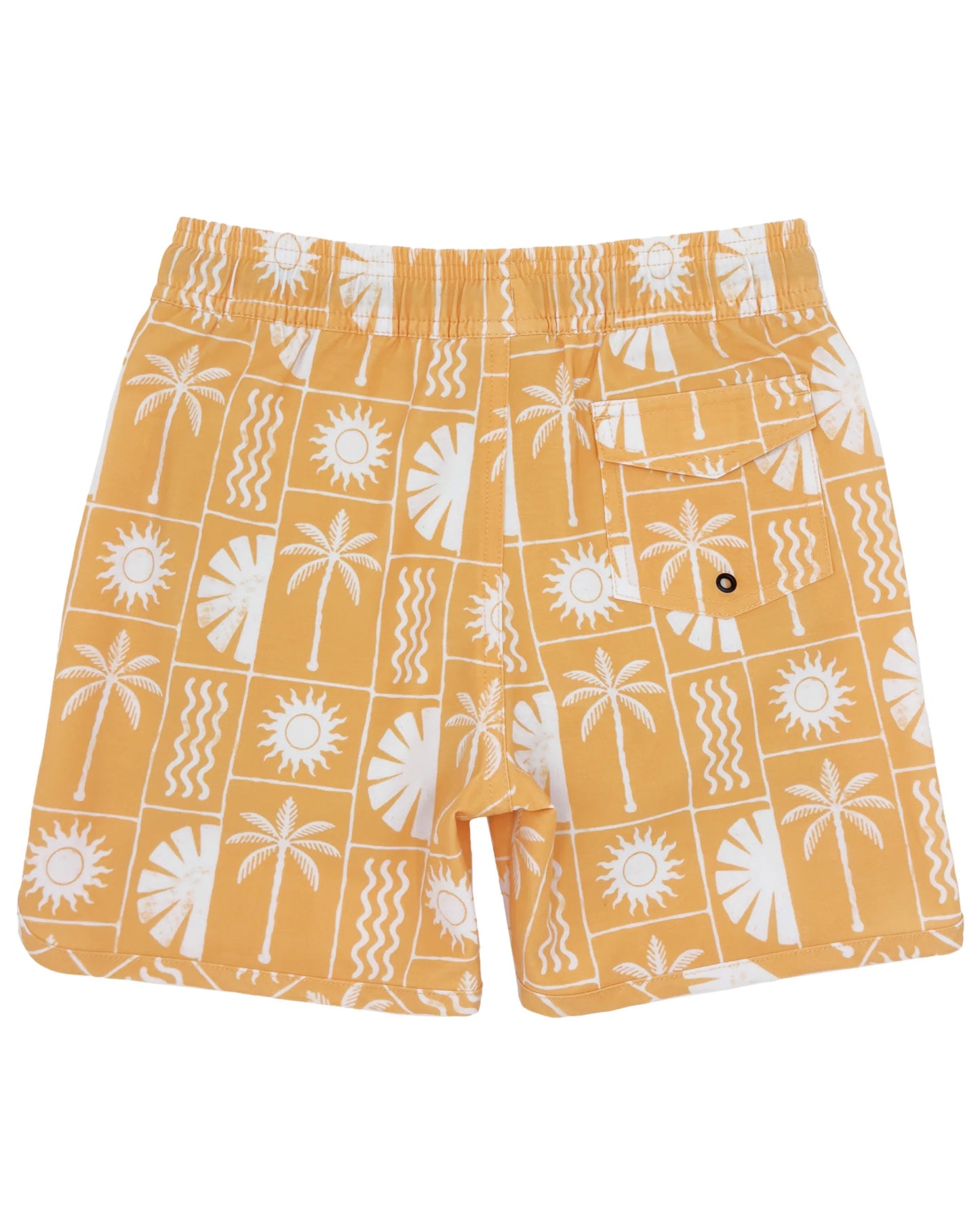 Indo Sun Boy's Boardshort - Golden Sun