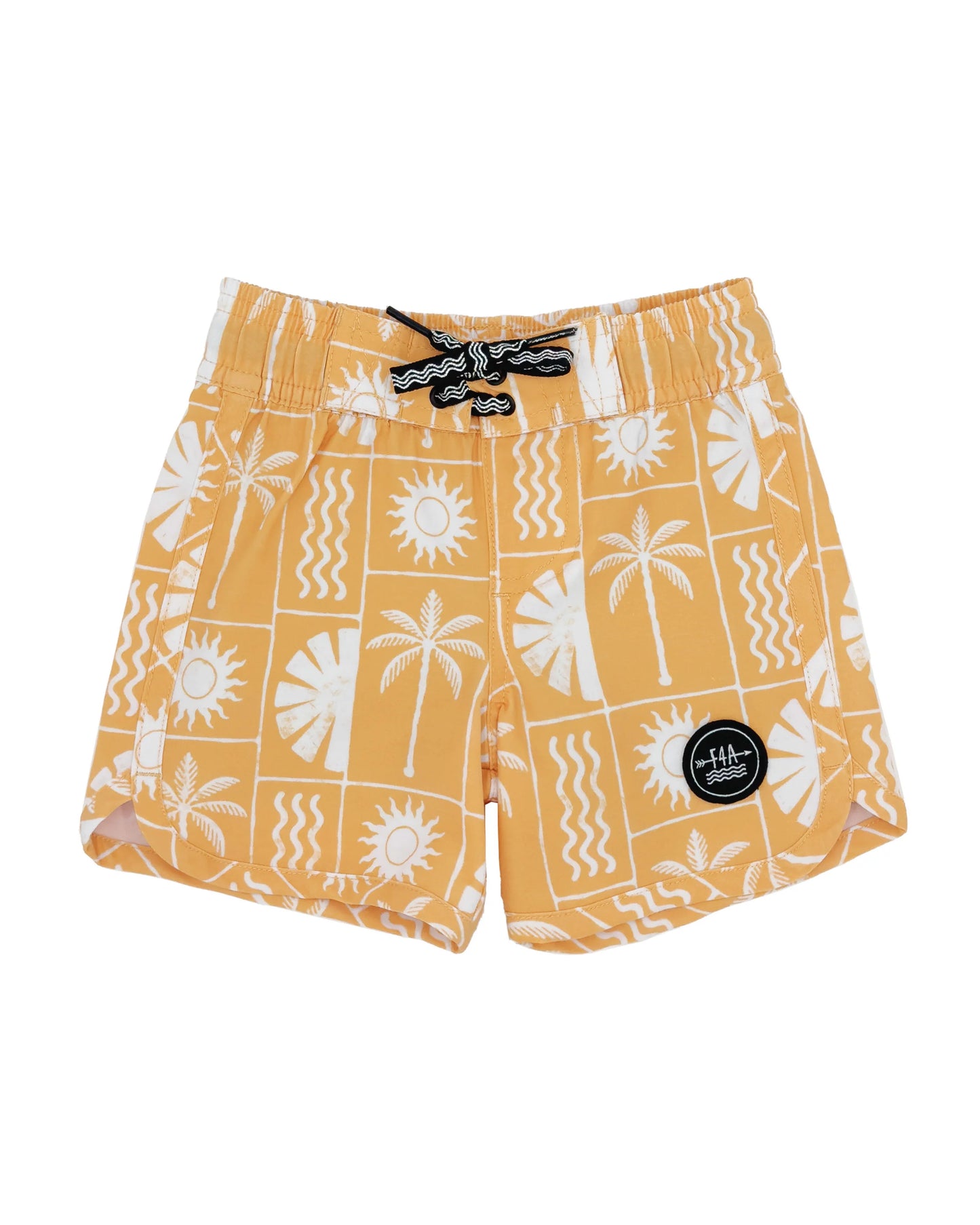 Indo Sun Baby Boy Boardshort - Golden Sun
