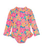 Frill Chaser Baby Surf Suit- Pink Carnation