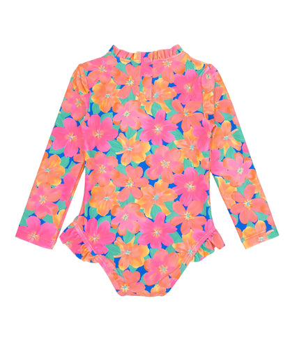 Frill Chaser Baby Surf Suit- Pink Carnation
