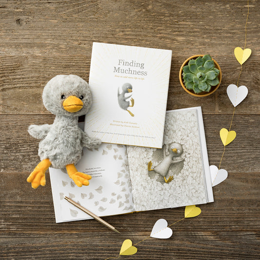 Finding Muchness Book & Duck Plush Set