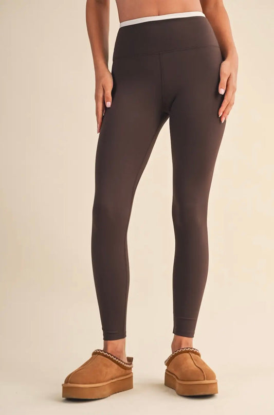 Chocolate Contrast Leggings