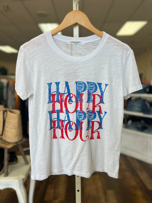 Drinks On Me Tee Happy Hour