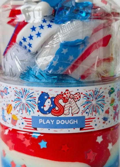 4th of July Playdough
