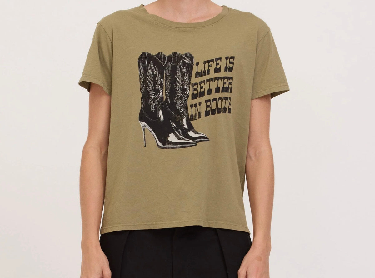 Better In Boots Tee
