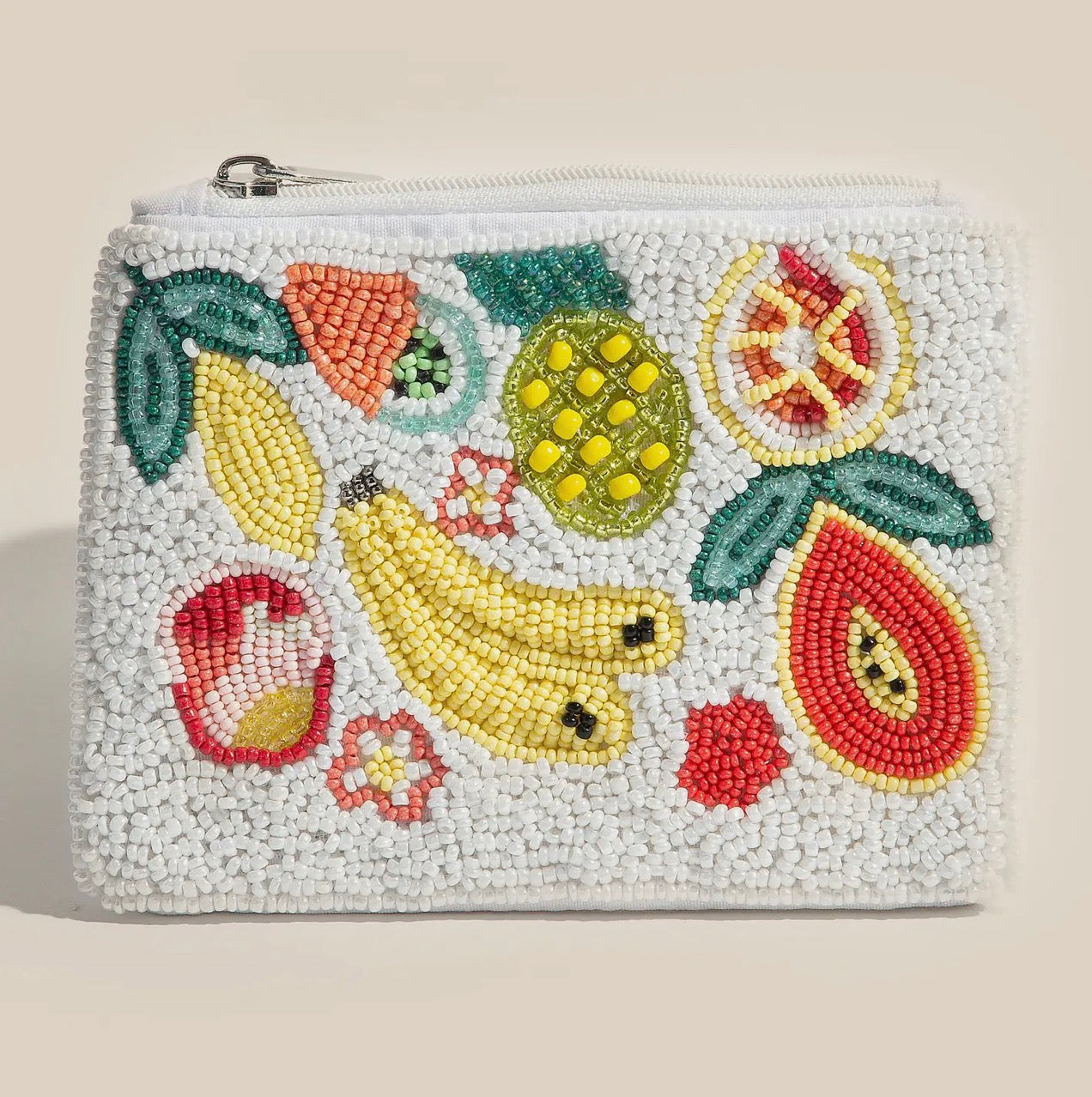 Seed Beaded Coin Purse