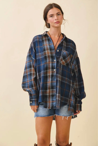 Kambrie Plaid Flannel Shirt