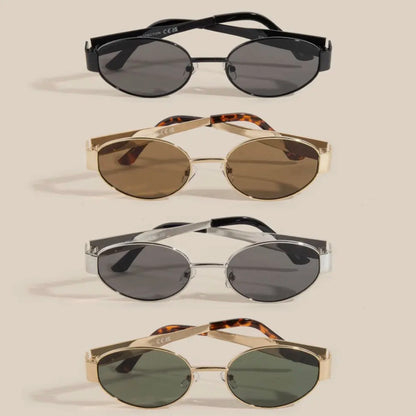 Trendy Oval Sunglasses