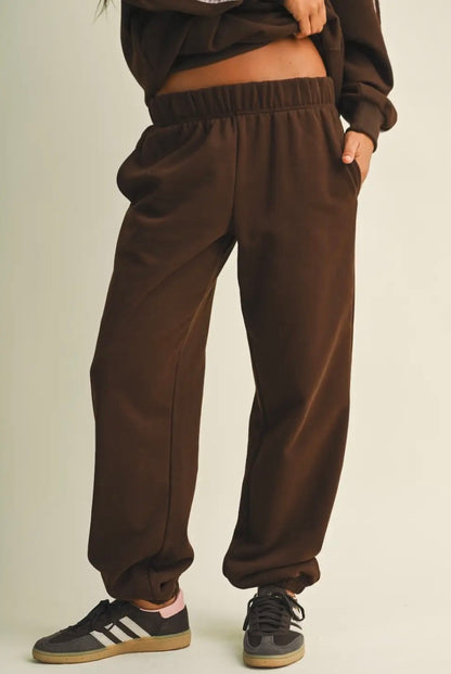 Plaid Band Jogger