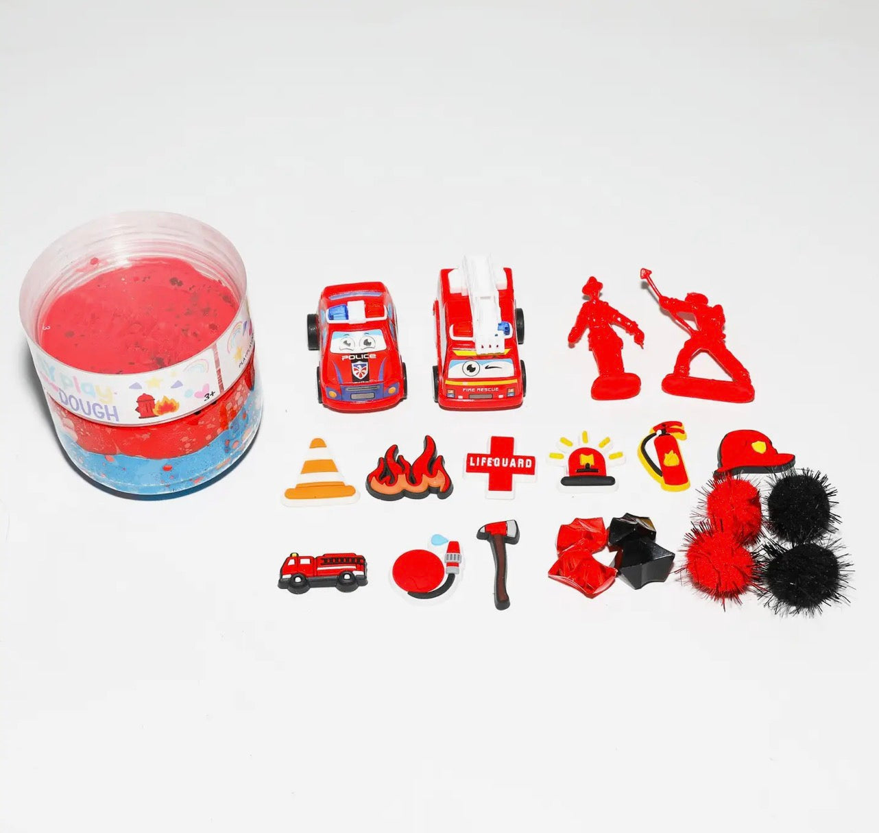 Fire Truck Play dough