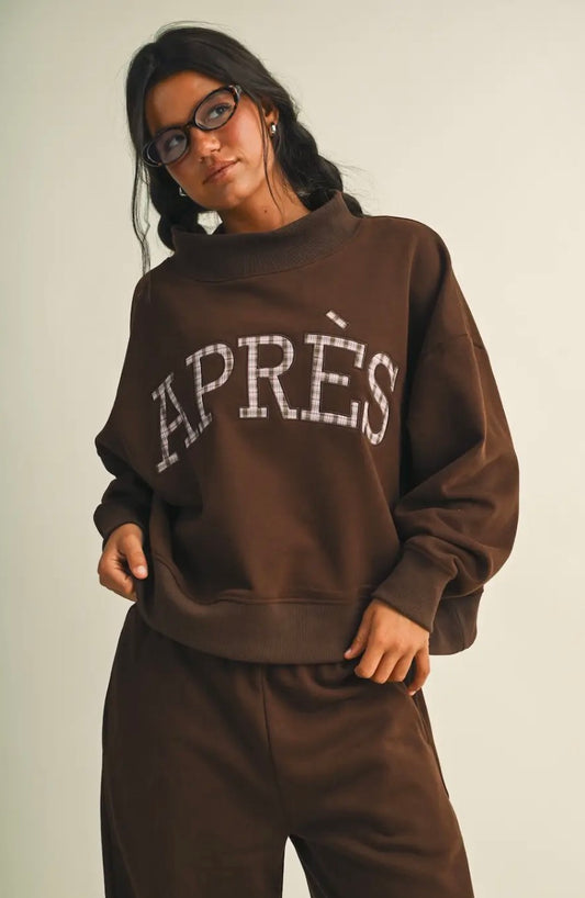 Apres Oversized Mock Neck