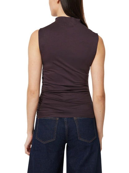 Sleeveless Gathered Top