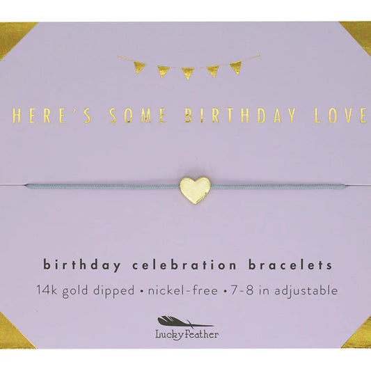 Birthday Celebration Bracelet Gold Some Birthday - Love