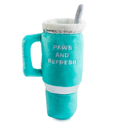 Snuggle Cup Teal Dog Toy