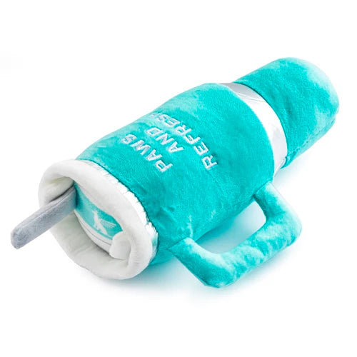 Snuggle Cup Teal Dog Toy
