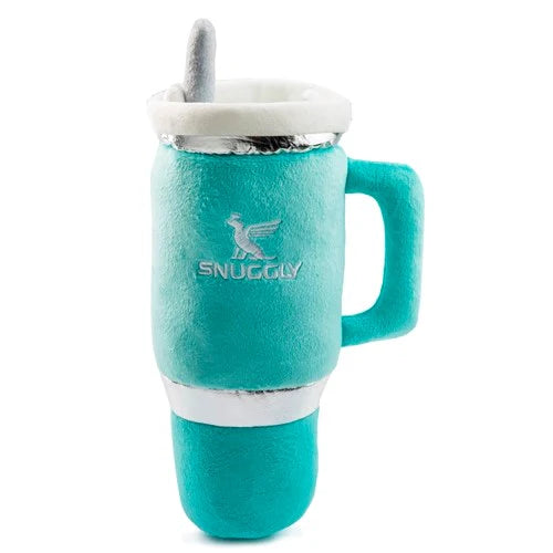 Snuggle Cup Teal Dog Toy