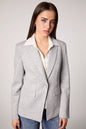 Helen Blazer, Heather Cement/White Shirt