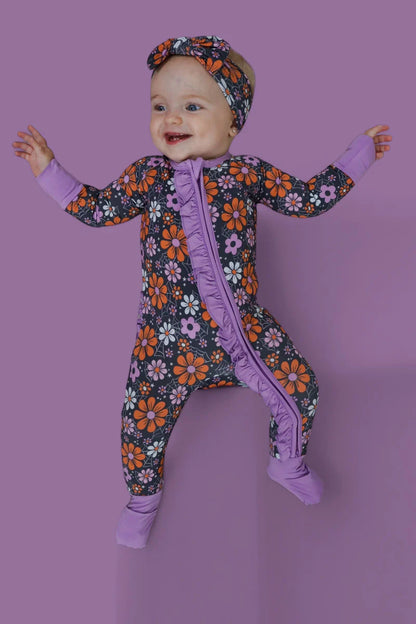 Bootiful Blooms Dream Ruffle Romper
