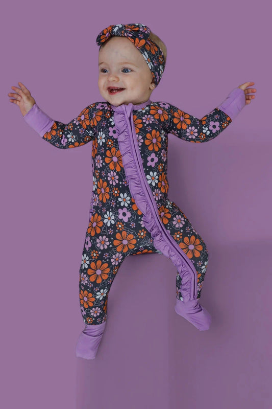 Bootiful Blooms Dream Ruffle Romper