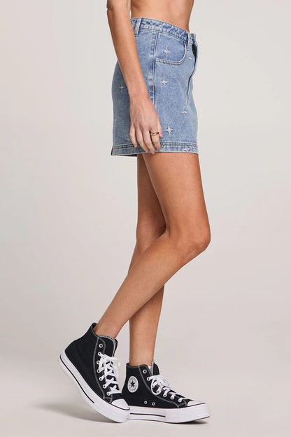 Sabina Skirt Stonewash Denim