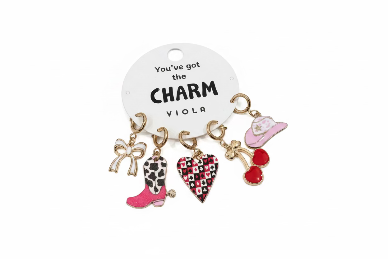 Cowgirl Shoe / Necklace Charm