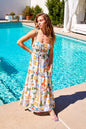 Italian Vibes Cutout Maxi Dress