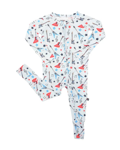 The Convertible Footie/Romper PJs Axel Rockstar