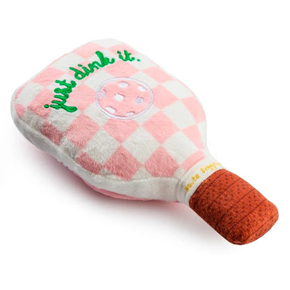 Pink Pickleball Paddle Dog Toy