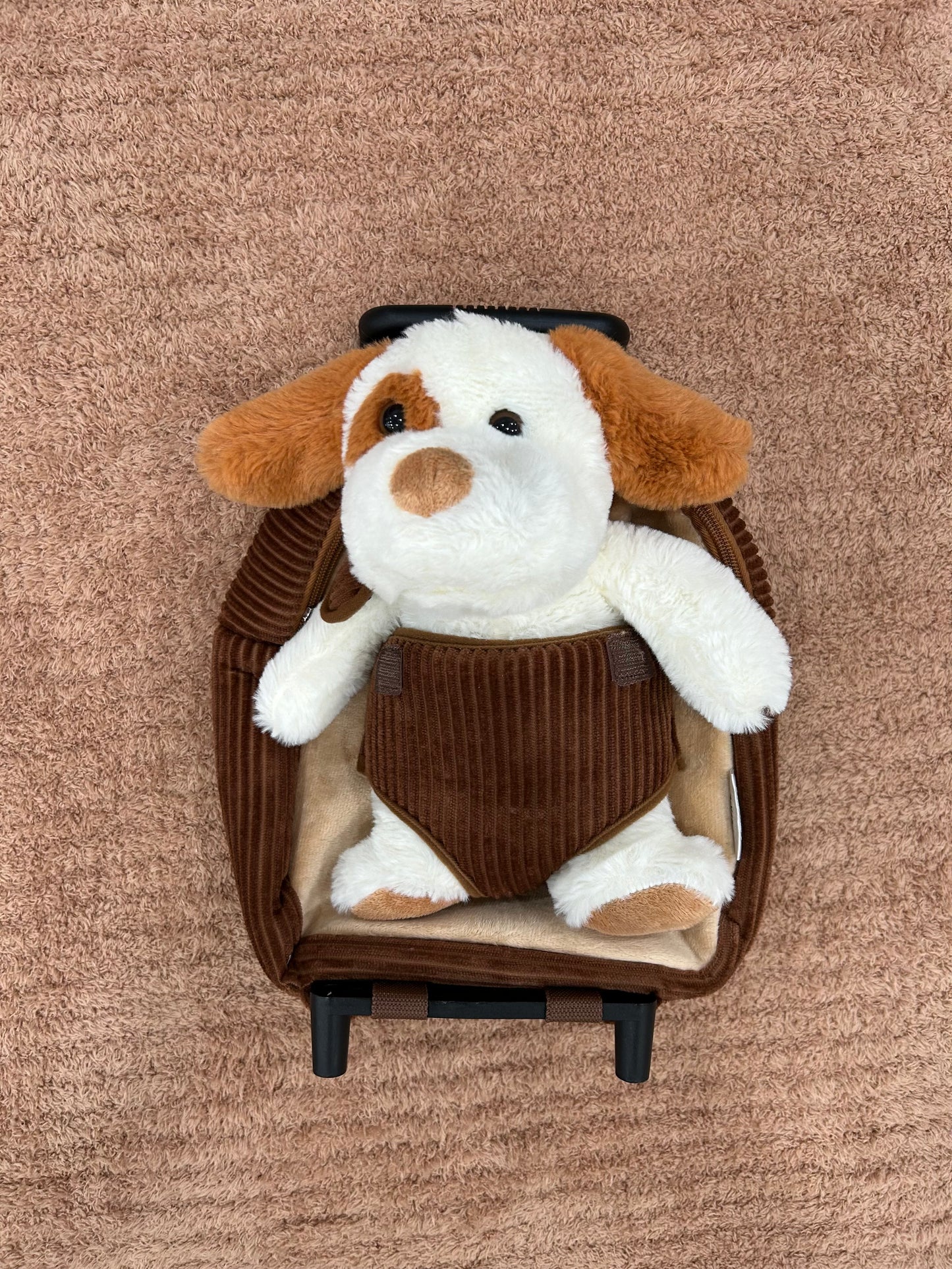 Trollery Roller Backpack Brown Dog