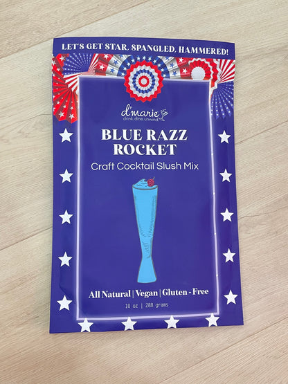 Blue Razz Rocket Slush Mix