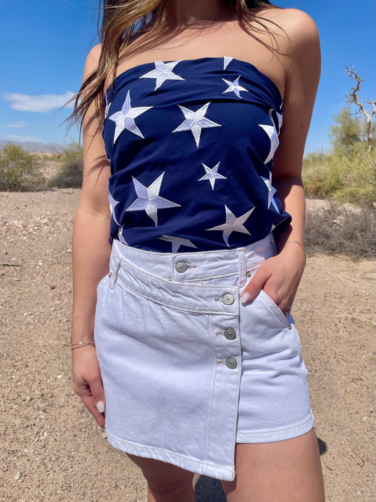 Wynne Denim Skirt
