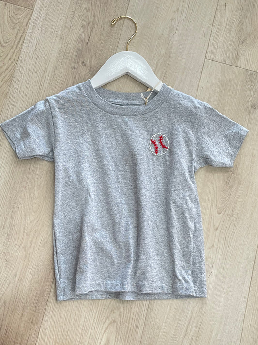 Baseball Stitched Kids Tee
