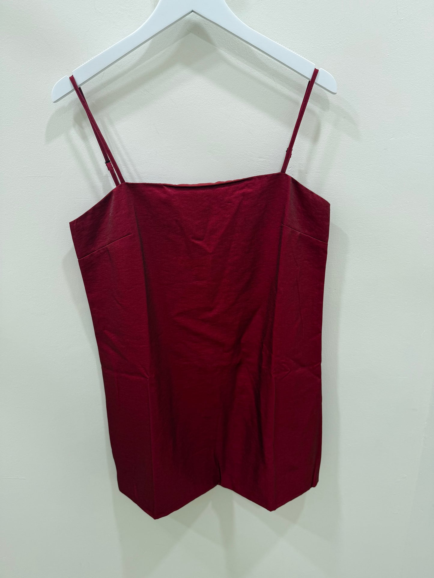 Burgundy Tank Dress