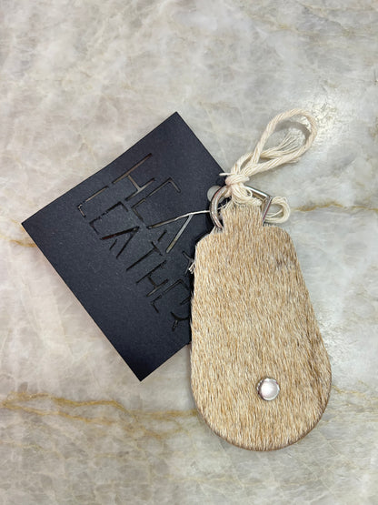 Leather Keychain - Animal Hide