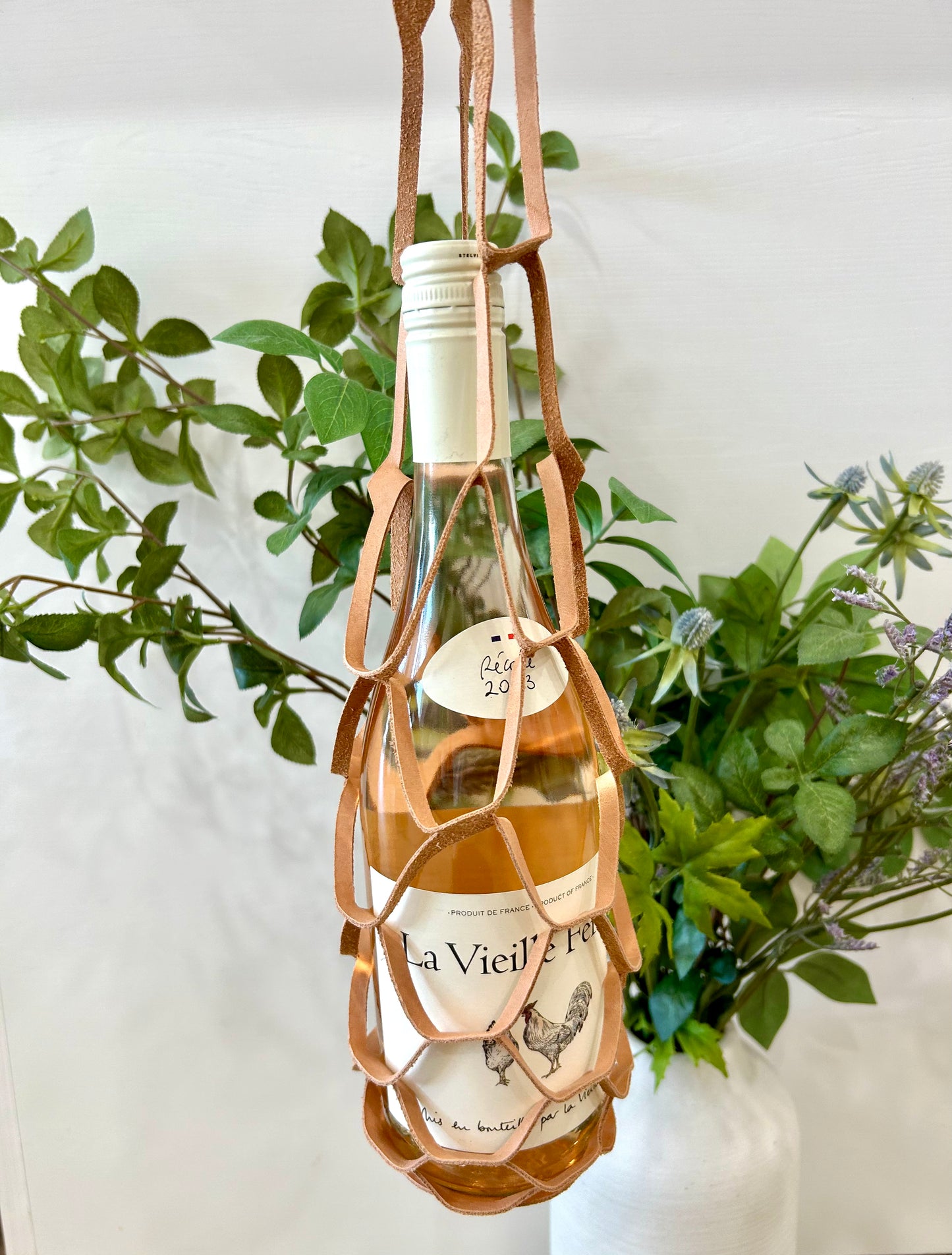 Leather Wine Holder