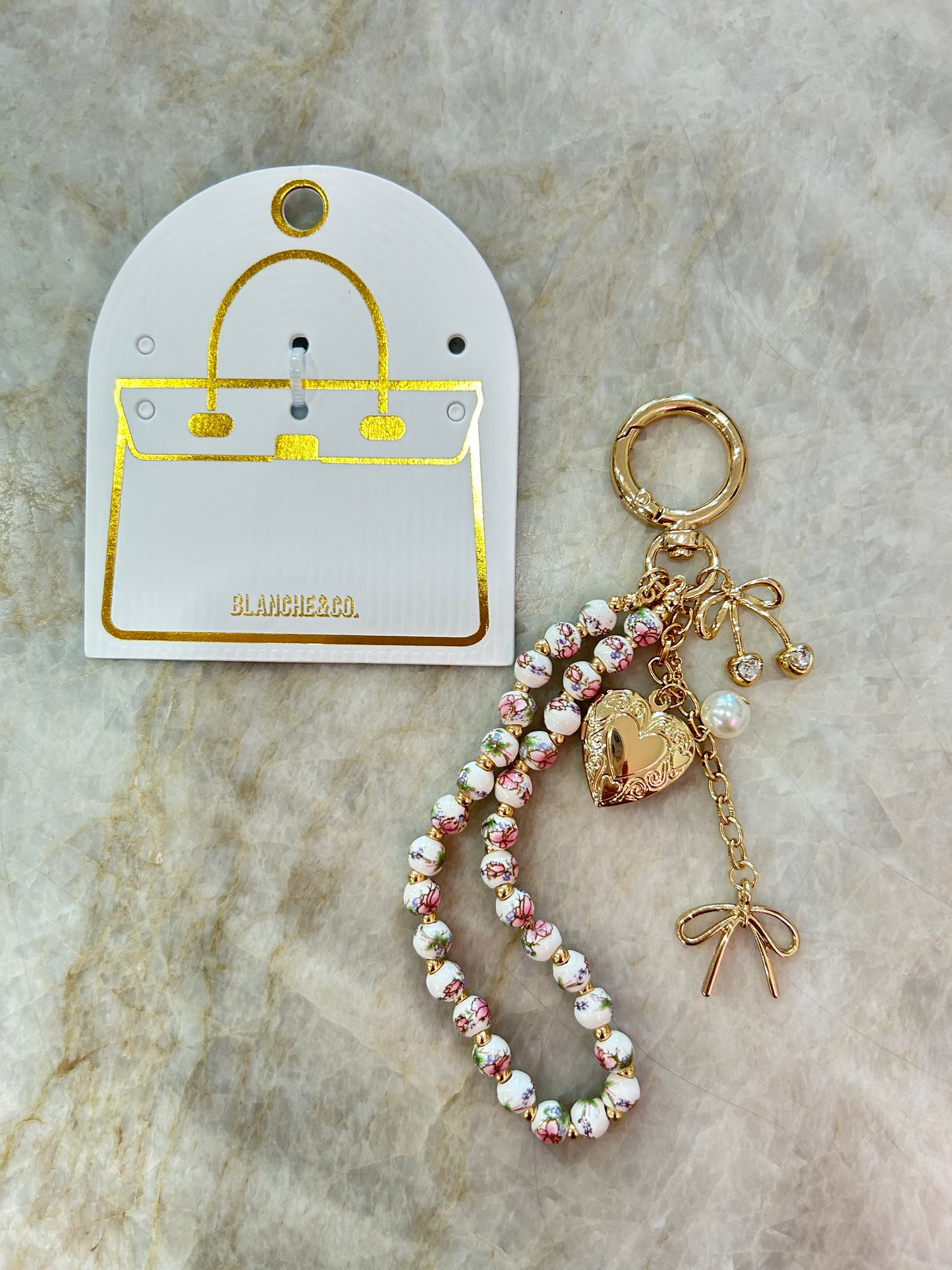 Purse Charm- Bow, Heart Locket, & Cherries