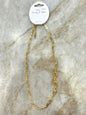 Stainless Steel Open Chain Necklace, gold