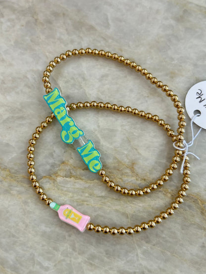 Marg Me & Tequila Stack Bracelet