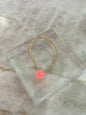 Kids Neon Happy Face Bracelet 5.75"