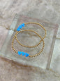 Kids Triple Hearts Bracelet 5.75", blue