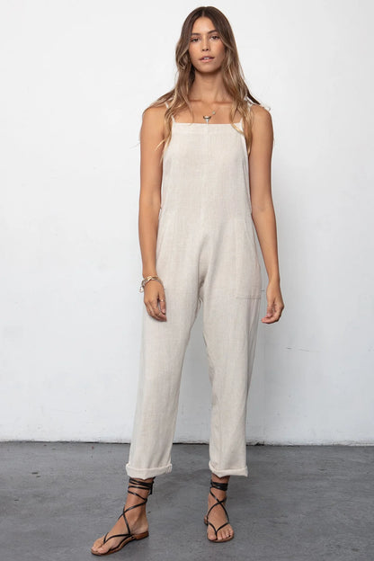 Some Beachy Overalls Natural
