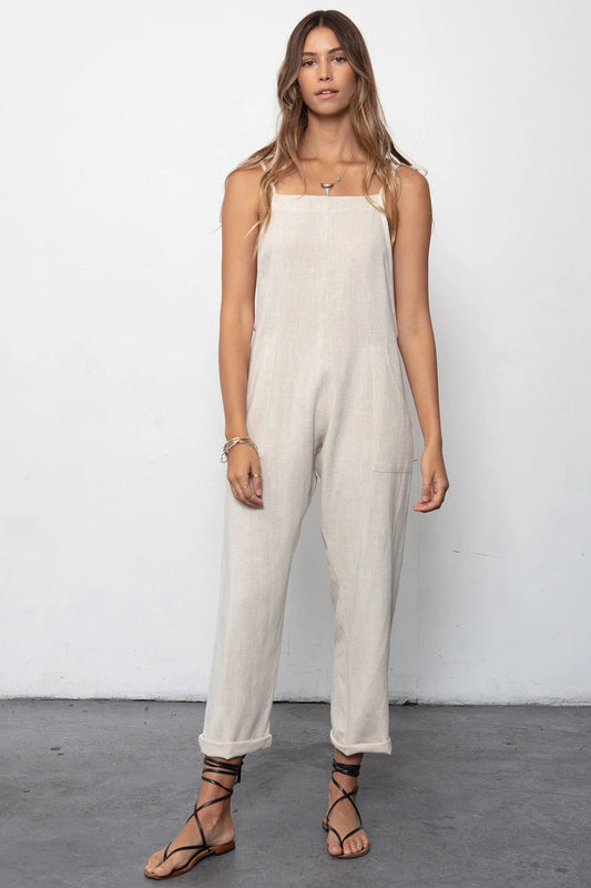 Some Beachy Overalls Natural