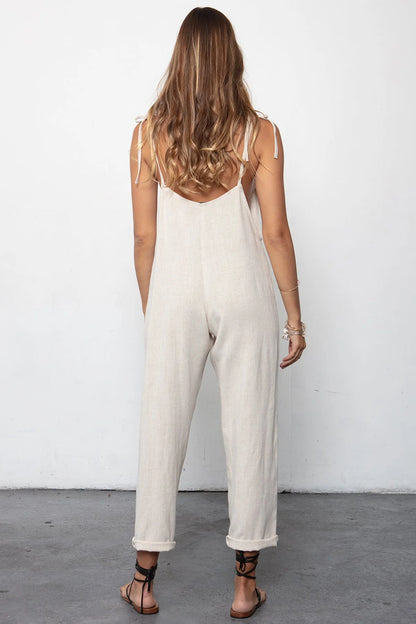 Some Beachy Overalls Natural